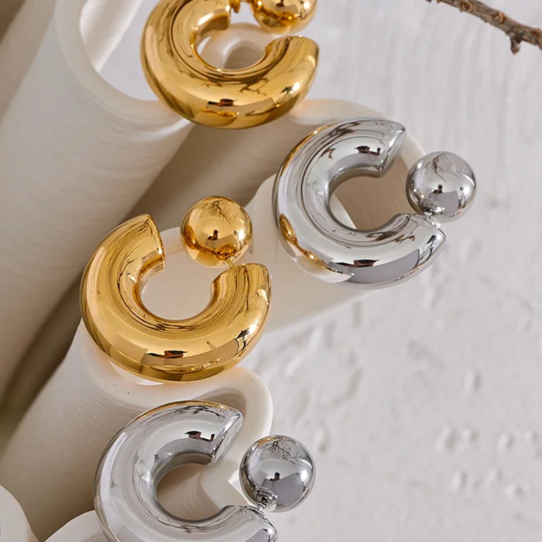 brinco feminino ouro