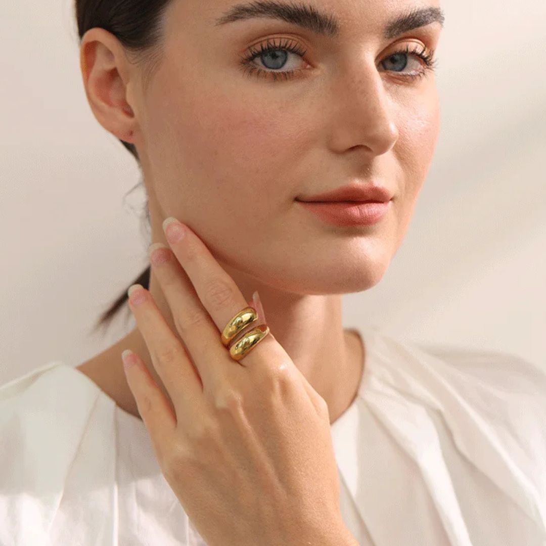 anel feminino minimalista