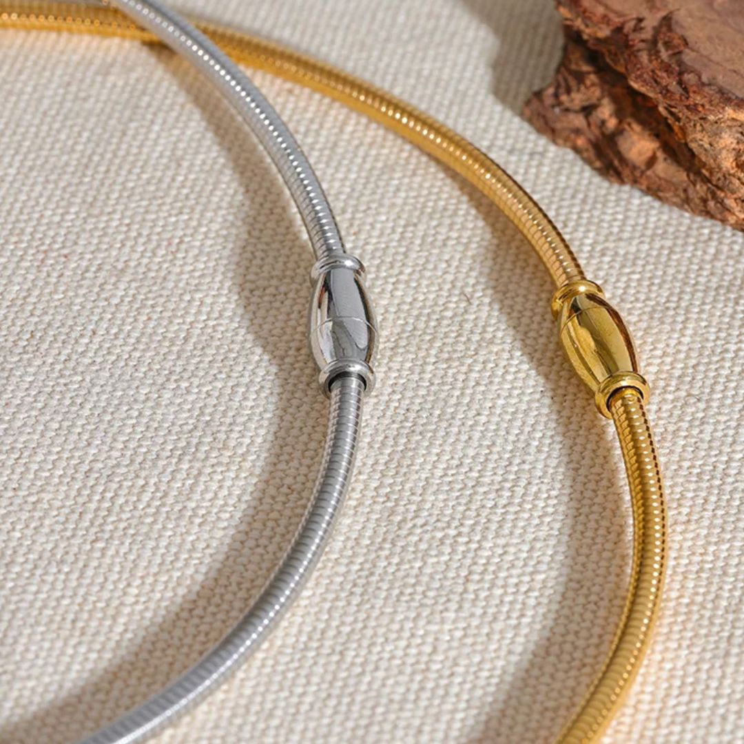 colar gargantilha prata