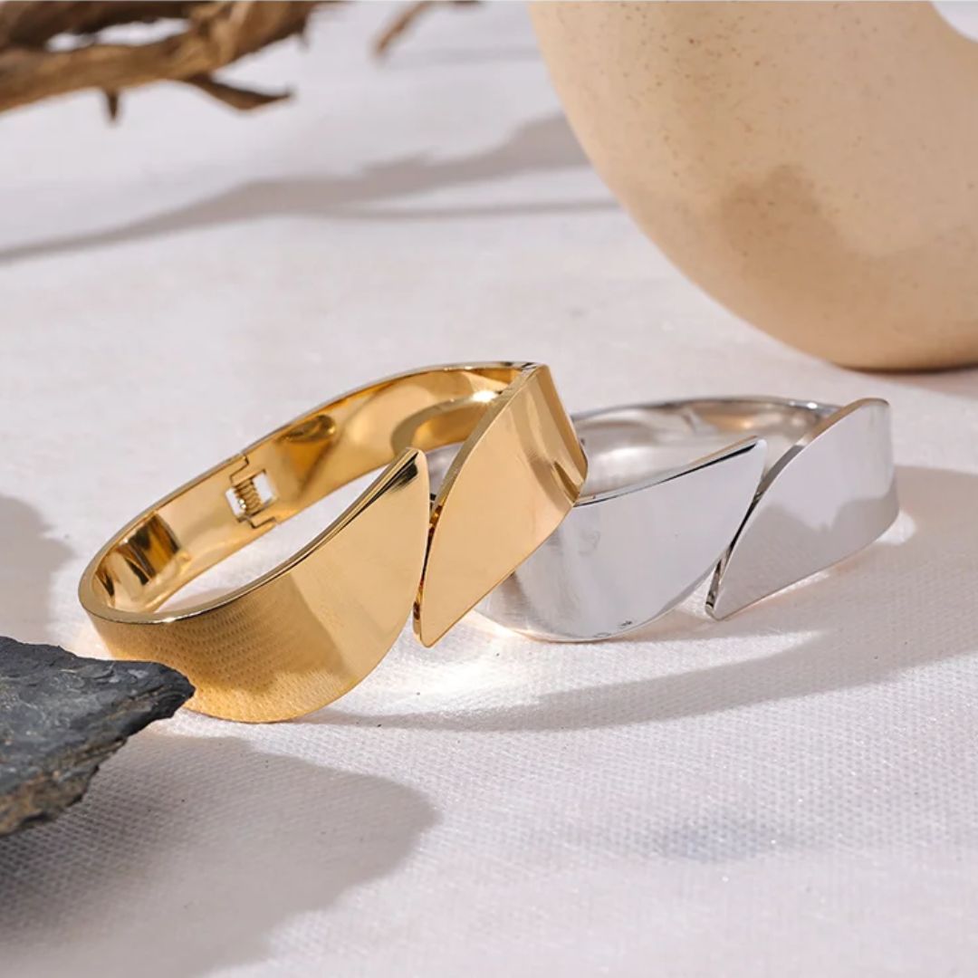 pulseira bracelete feminina prata