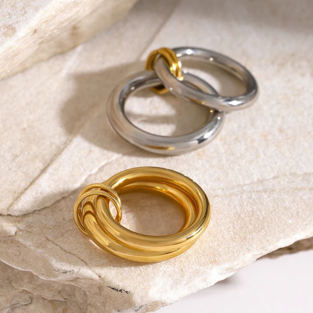 anel feminino minimalista